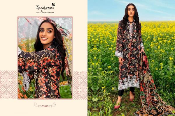 Serine Adan Libas Sarsoon Chiffon Dupatta Pakistani Suit Collection